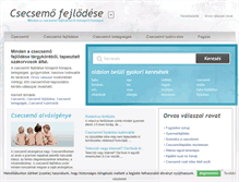 Tablet Screenshot of csecsemo-fejlodese.hu